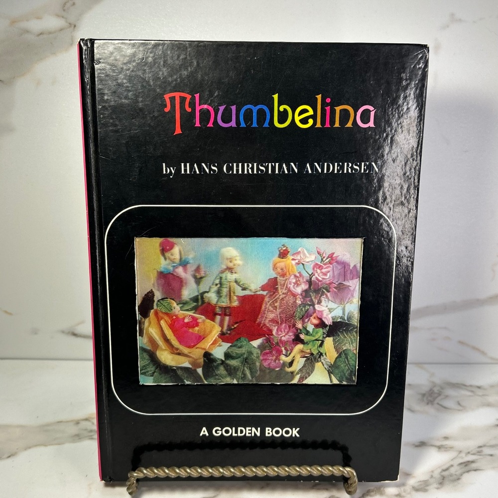Vintage 1968 Thumbelina Hans Christian Andersen Golden Book Shiba Productions